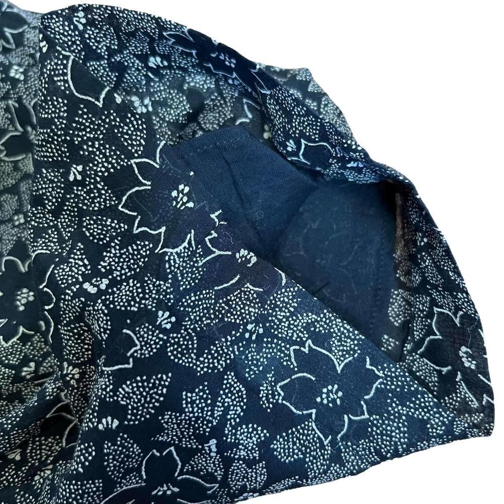 isabel Marant Etoile Pants 100% Cotton Black Floral Size 38 (FR), M (US) - Picture 7 of 12